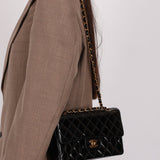 Chanel 1996 Patent Small Classic Double Flap 24K GP - FashioNica
