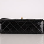 Chanel 1996 Patent Small Classic Double Flap 24K GP - FashioNica
