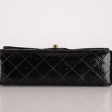 Chanel 1996 Patent Small Classic Double Flap 24K GP - FashioNica