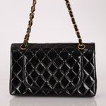 Chanel 1996 Patent Small Classic Double Flap 24K GP - FashioNica