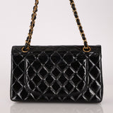 Chanel 1996 Patent Small Classic Double Flap 24K GP - FashioNica