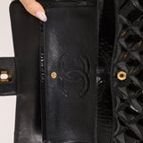 Chanel 1996 Patent Small Classic Double Flap 24K GP - FashioNica
