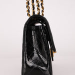 Chanel 1996 Patent Small Classic Double Flap 24K GP - FashioNica