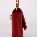 Chanel 1996 Red Caviar Timeless Wallet on Chain - FashioNica