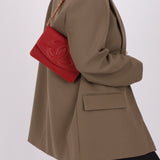 Chanel 1996 Red Caviar Timeless Wallet on Chain - FashioNica