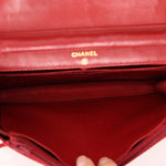 Chanel 1996 Red Caviar Timeless Wallet on Chain - FashioNica