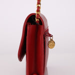 Chanel 1996 Red Caviar Timeless Wallet on Chain - FashioNica