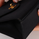 Chanel 1996 Satin Envelope Top Handle Mini Kelly - FashioNica