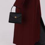 Chanel 1996 Satin Envelope Top Handle Mini Kelly - FashioNica