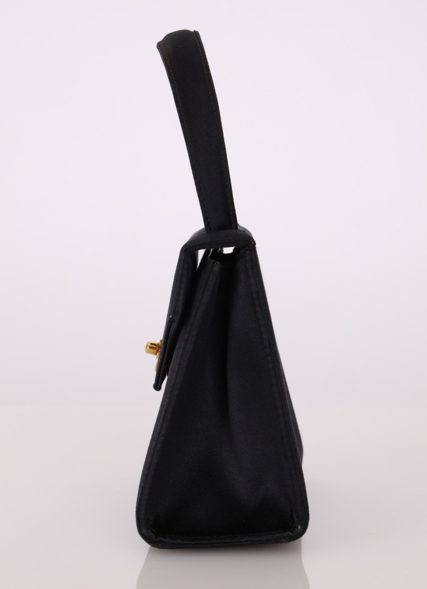 Chanel 1996 Satin Envelope Top Handle Mini Kelly - FashioNica