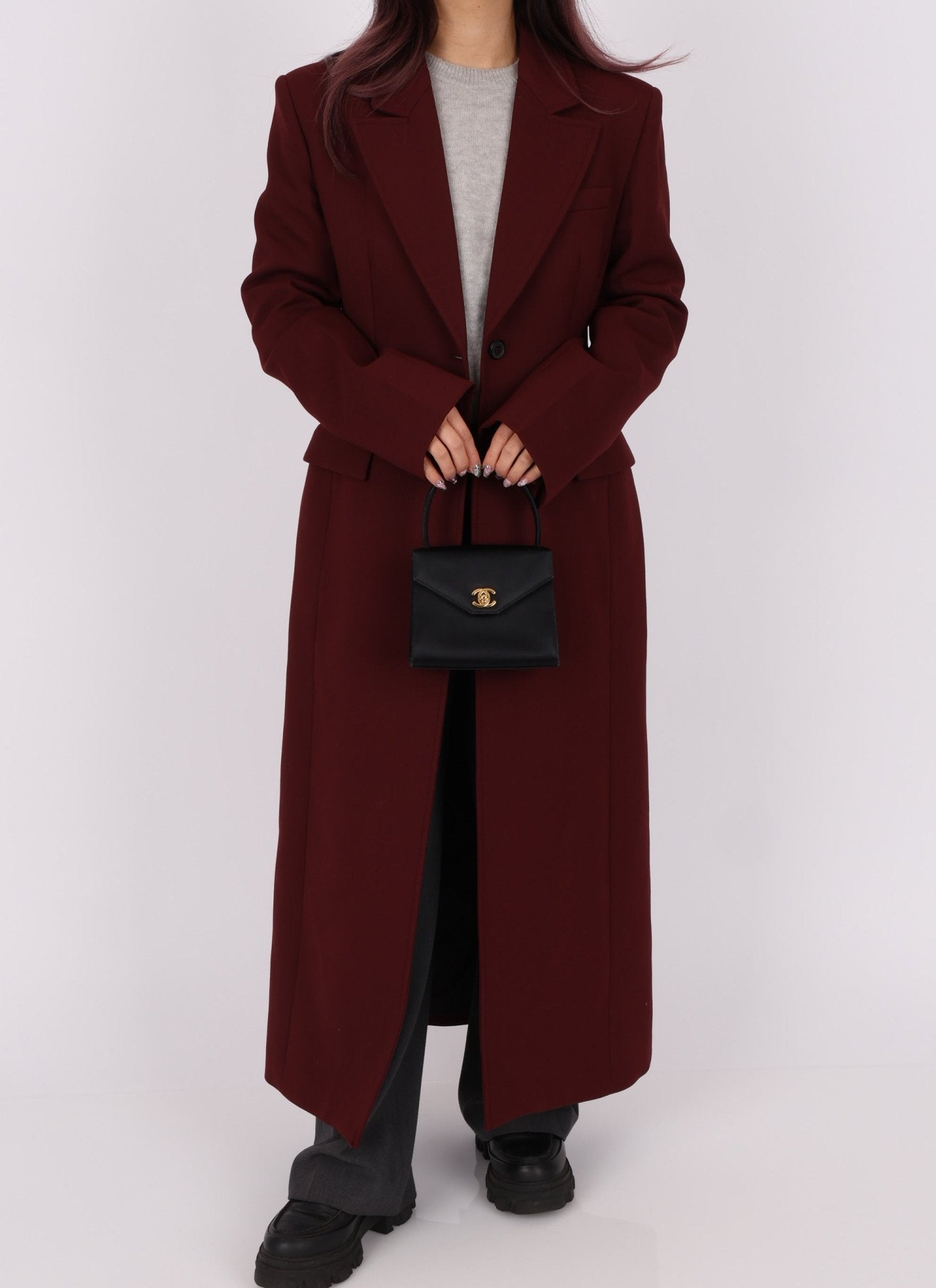 Chanel 1996 Satin Envelope Top Handle Mini Kelly - FashioNica