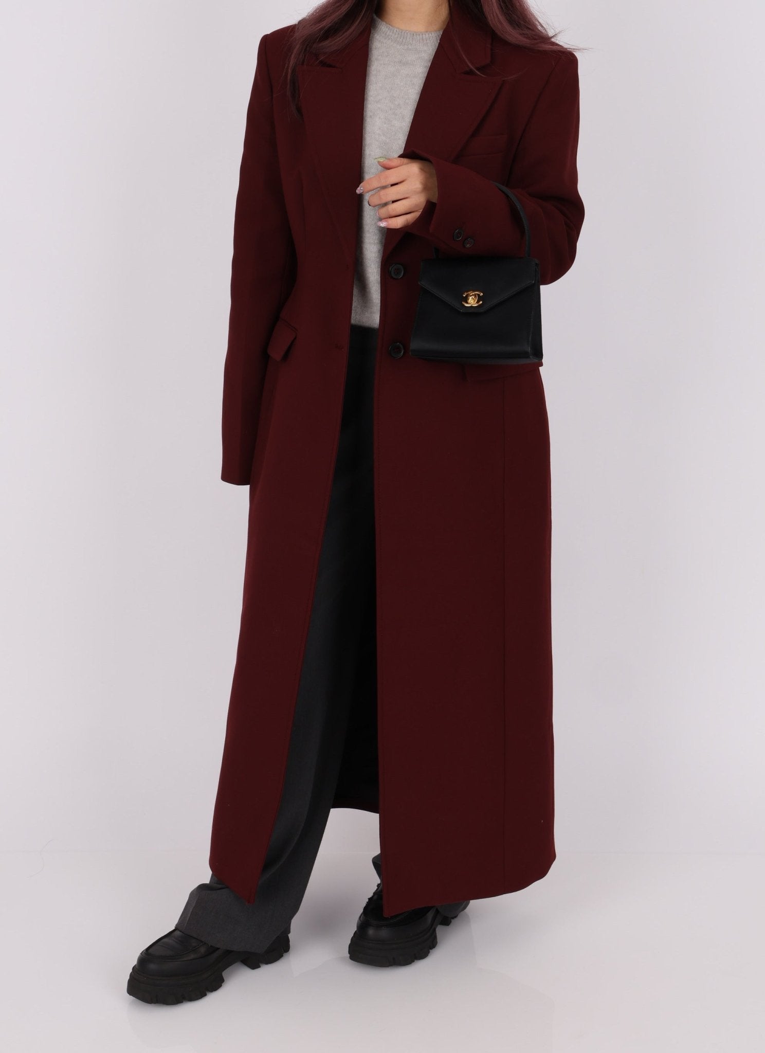 Chanel 1996 Satin Envelope Top Handle Mini Kelly - FashioNica