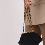 Chanel 1996 Satin Kisslock Dumpling - FashioNica