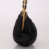 Chanel 1996 Satin Kisslock Dumpling - FashioNica