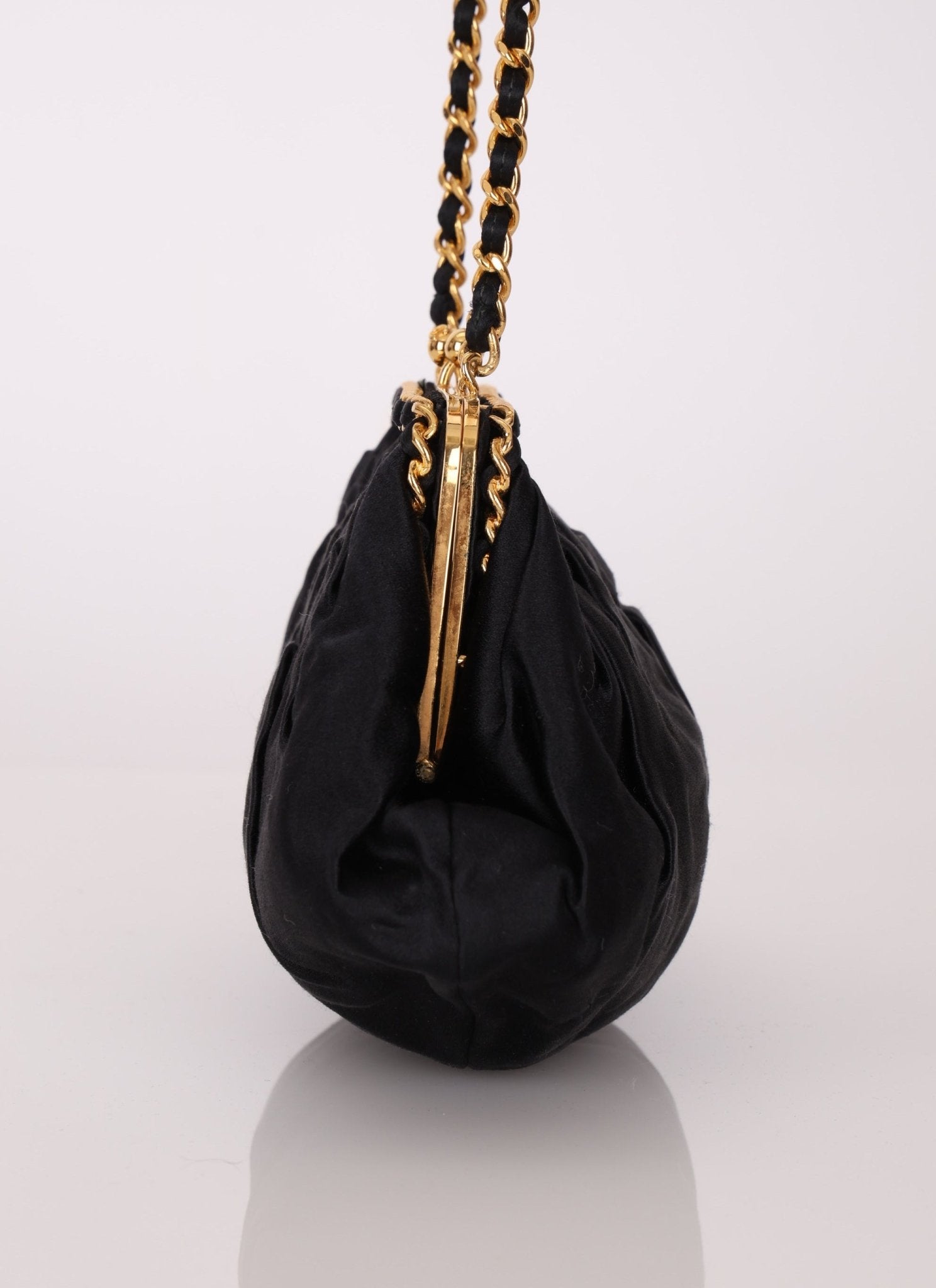 Chanel 1996 Satin Kisslock Dumpling - FashioNica