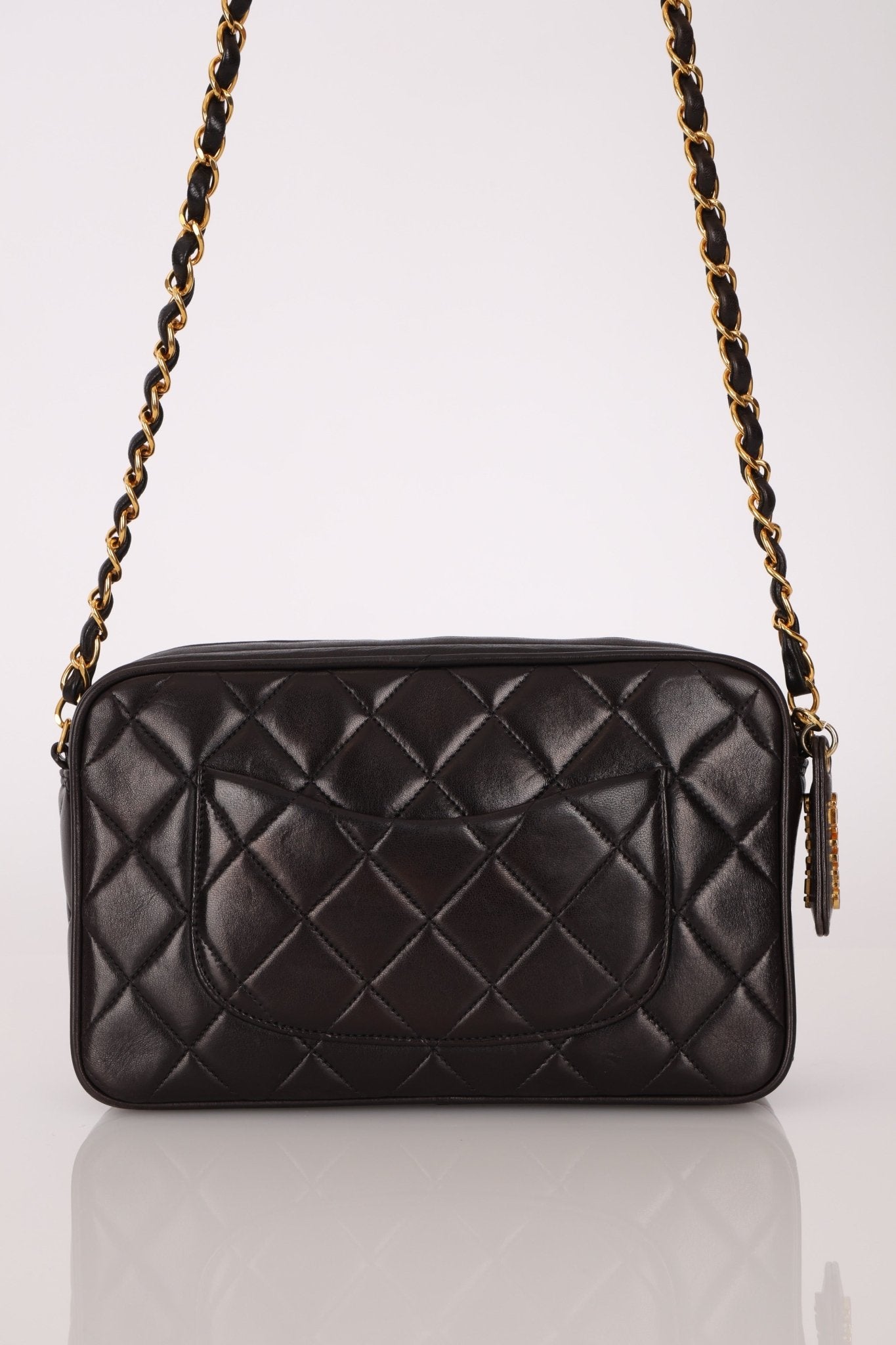 Chanel 1996 Small Classic Flap Camera Bag 24K GP - FashioNica