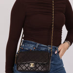 Chanel 1996 Small Classic Flap Camera Bag 24K GP - FashioNica