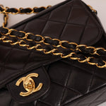 Chanel 1996 Small Classic Flap Camera Bag 24K GP - FashioNica