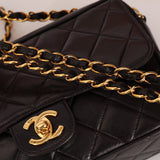 Chanel 1996 Small Classic Flap Camera Bag 24K GP - FashioNica