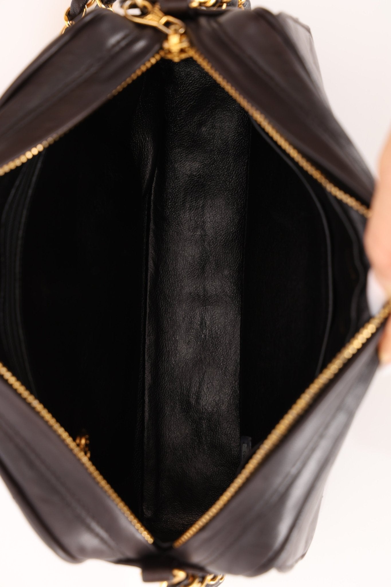 Chanel 1996 Small Classic Flap Camera Bag 24K GP - FashioNica