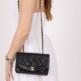 Chanel 1996 Small Lambskin Diana - FashioNica