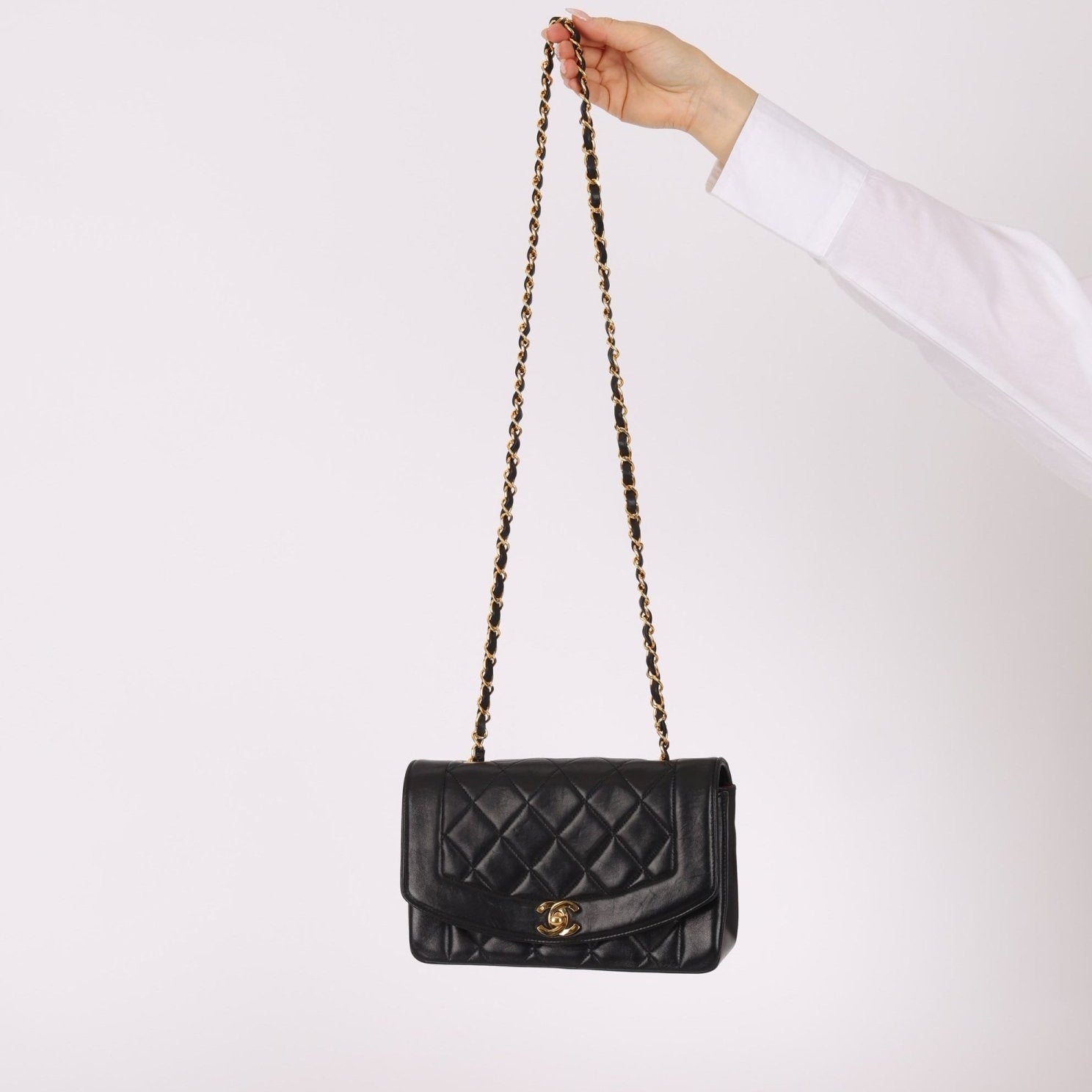 Chanel 1996 Small Lambskin Diana - FashioNica