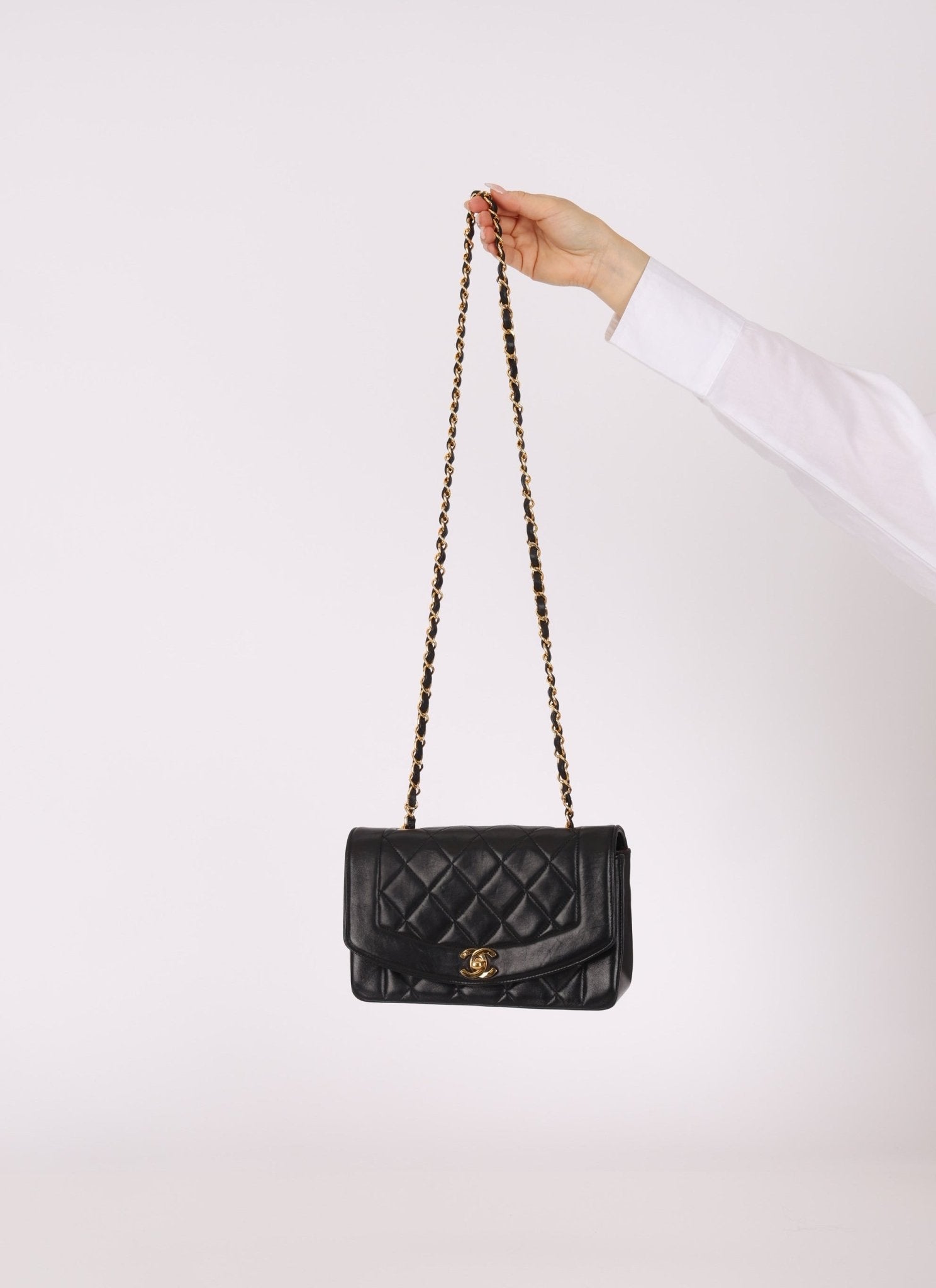 Chanel 1996 Small Lambskin Diana - FashioNica