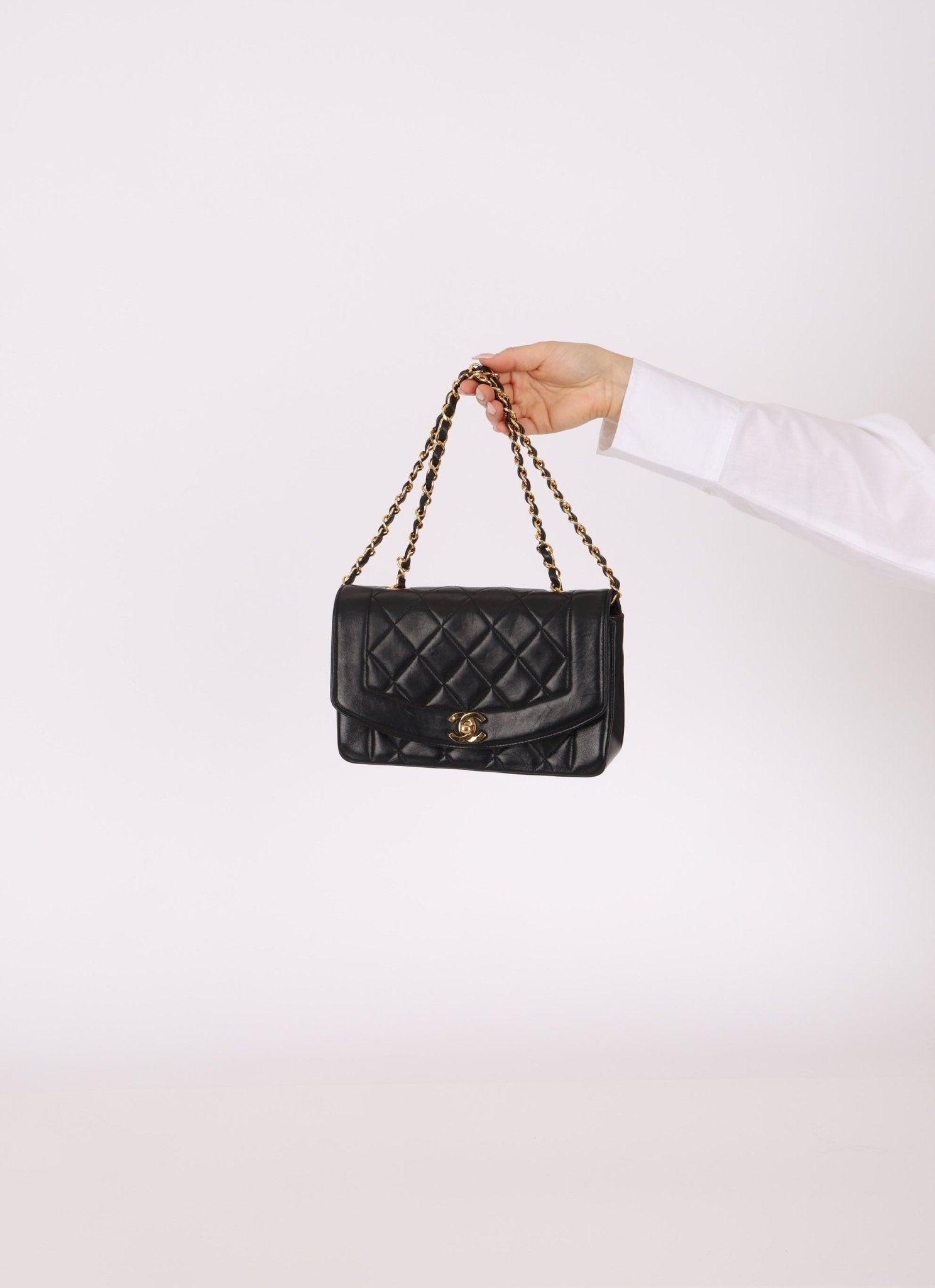 Chanel 1996 Small Lambskin Diana - FashioNica