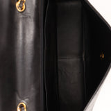 Chanel 1996 Turnlock Jumbo Flap Bag 24K GP - FashioNica