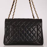 Chanel 1996 Turnlock Jumbo Flap Bag 24K GP - FashioNica