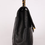 Chanel 1996 Turnlock Jumbo Flap Bag 24K GP - FashioNica