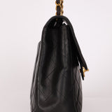 Chanel 1996 Turnlock Jumbo Flap Bag 24K GP - FashioNica