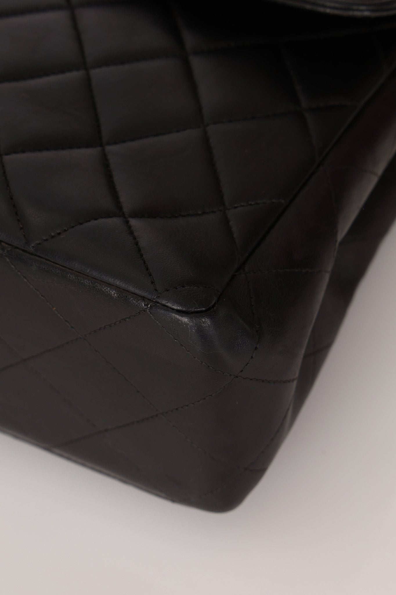 Chanel 1996 Turnlock Jumbo Flap Bag 24K GP - FashioNica