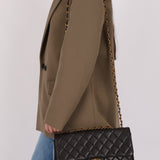 Chanel 1996 Turnlock Jumbo Flap Bag 24K GP - FashioNica