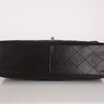 Chanel 1996 Turnlock Jumbo Flap Bag 24K GP - FashioNica