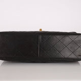 Chanel 1996 Turnlock Jumbo Flap Bag 24K GP - FashioNica