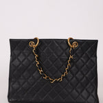 Chanel 1996 Vintage Caviar Grand Shopping Tote 24K GP - FashioNica