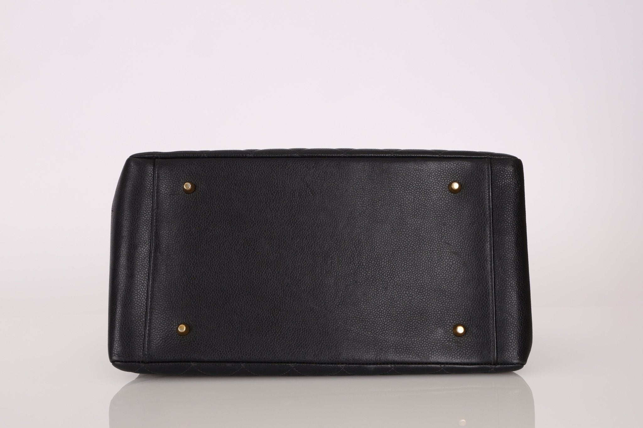 Chanel 1996 Vintage Caviar Grand Shopping Tote 24K GP - FashioNica