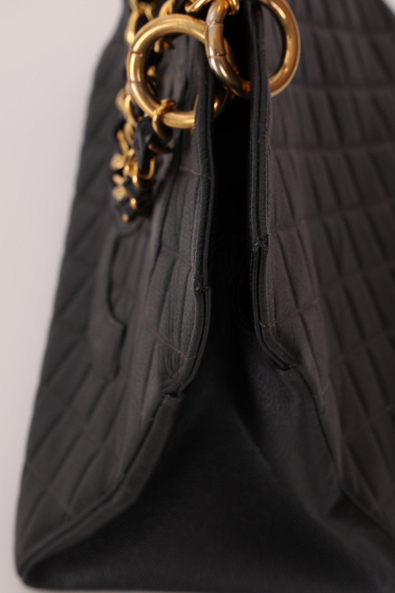 Chanel 1996 Vintage Caviar Grand Shopping Tote 24K GP - FashioNica