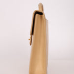 Chanel 1997 Beige Caviar XL Turnlock Briefcase 24K GP - FashioNica