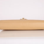 Chanel 1997 Beige Caviar XL Turnlock Briefcase 24K GP - FashioNica