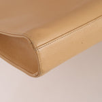 Chanel 1997 Beige Caviar XL Turnlock Briefcase 24K GP - FashioNica