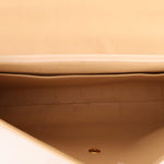 Chanel 1997 Beige Caviar XL Turnlock Briefcase - FashioNica