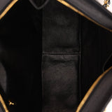 Chanel 1997 Caviar Camera Bag Turnlock Chain Tote 24K GP - FashioNica