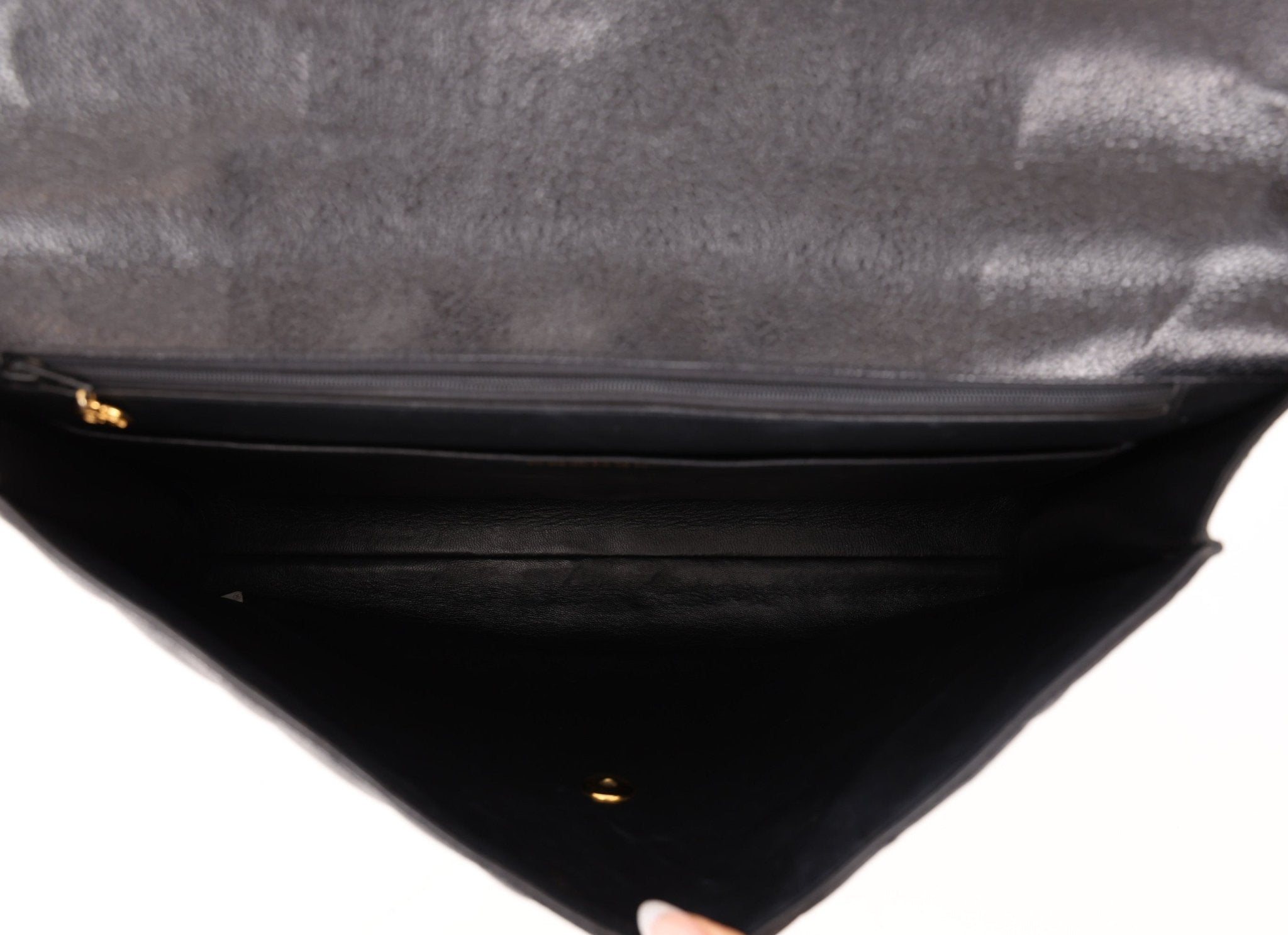 Chanel 1997 Caviar Large Turnlock Briefcase - FashioNica