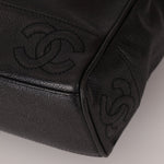 Chanel 1997 Caviar Triple CC Turnlock Tote - FashioNica