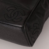 Chanel 1997 Caviar Triple CC Turnlock Tote - FashioNica