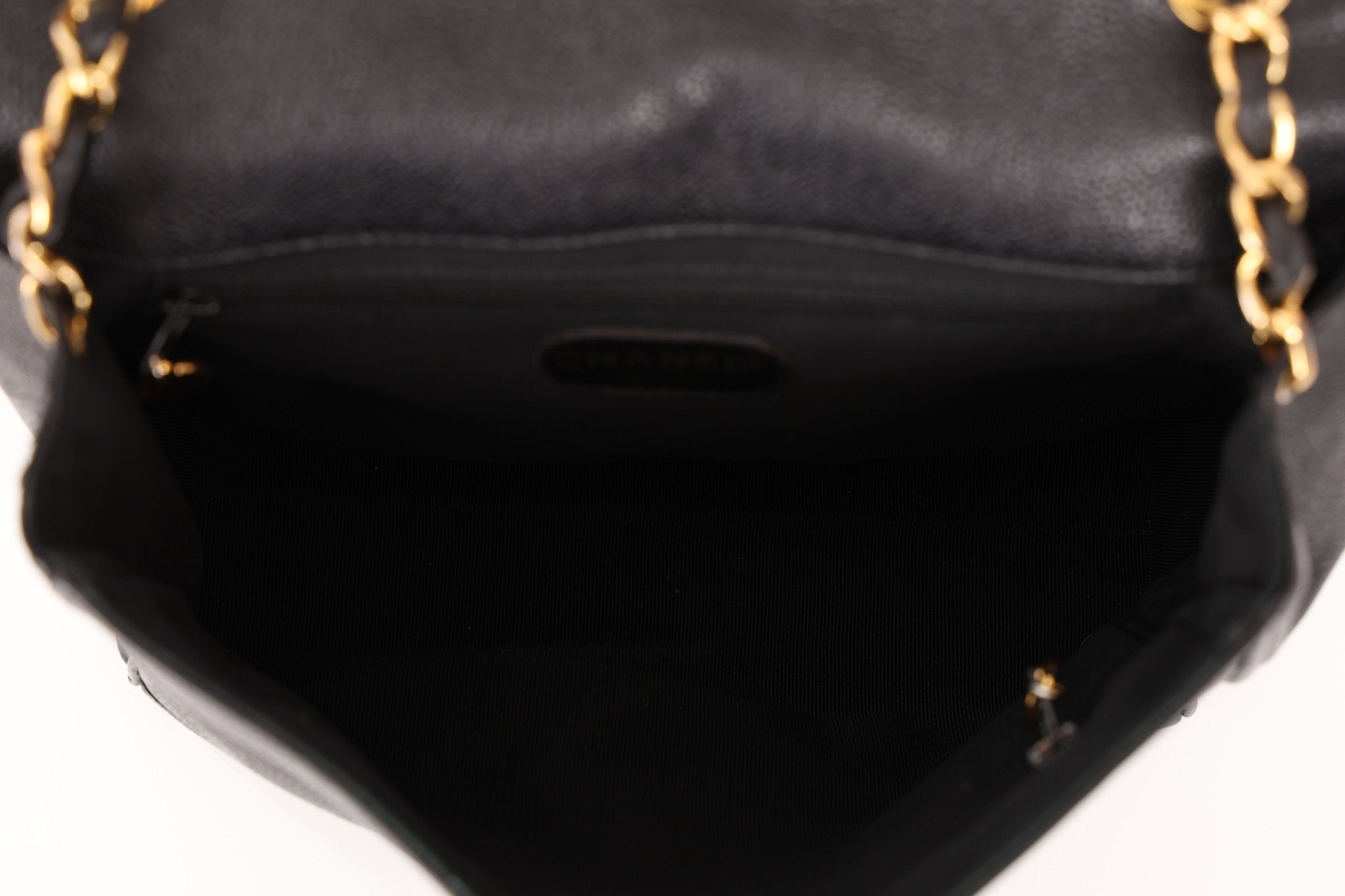 Chanel 1997 Caviar Triple CC Turnlock Tote - FashioNica