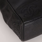 Chanel 1997 Caviar Triple CC Turnlock Tote - FashioNica