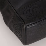 Chanel 1997 Caviar Triple CC Turnlock Tote - FashioNica